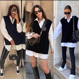 New Blogger Favorite Cable knit Sweater Vest